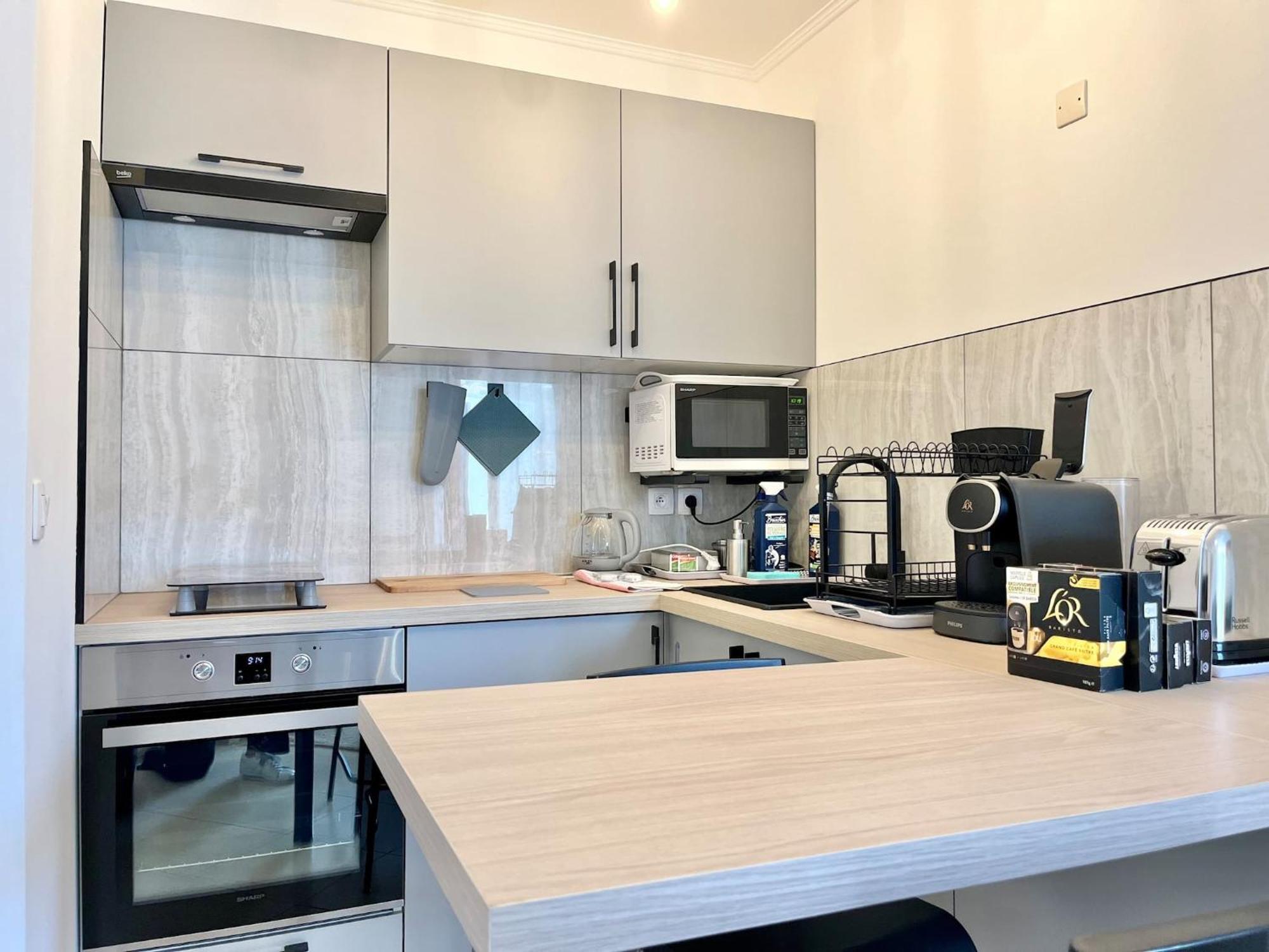 'La Villa Melanie' Neuf, Equipe, Terrasse, Centre Menton Eksteriør billede