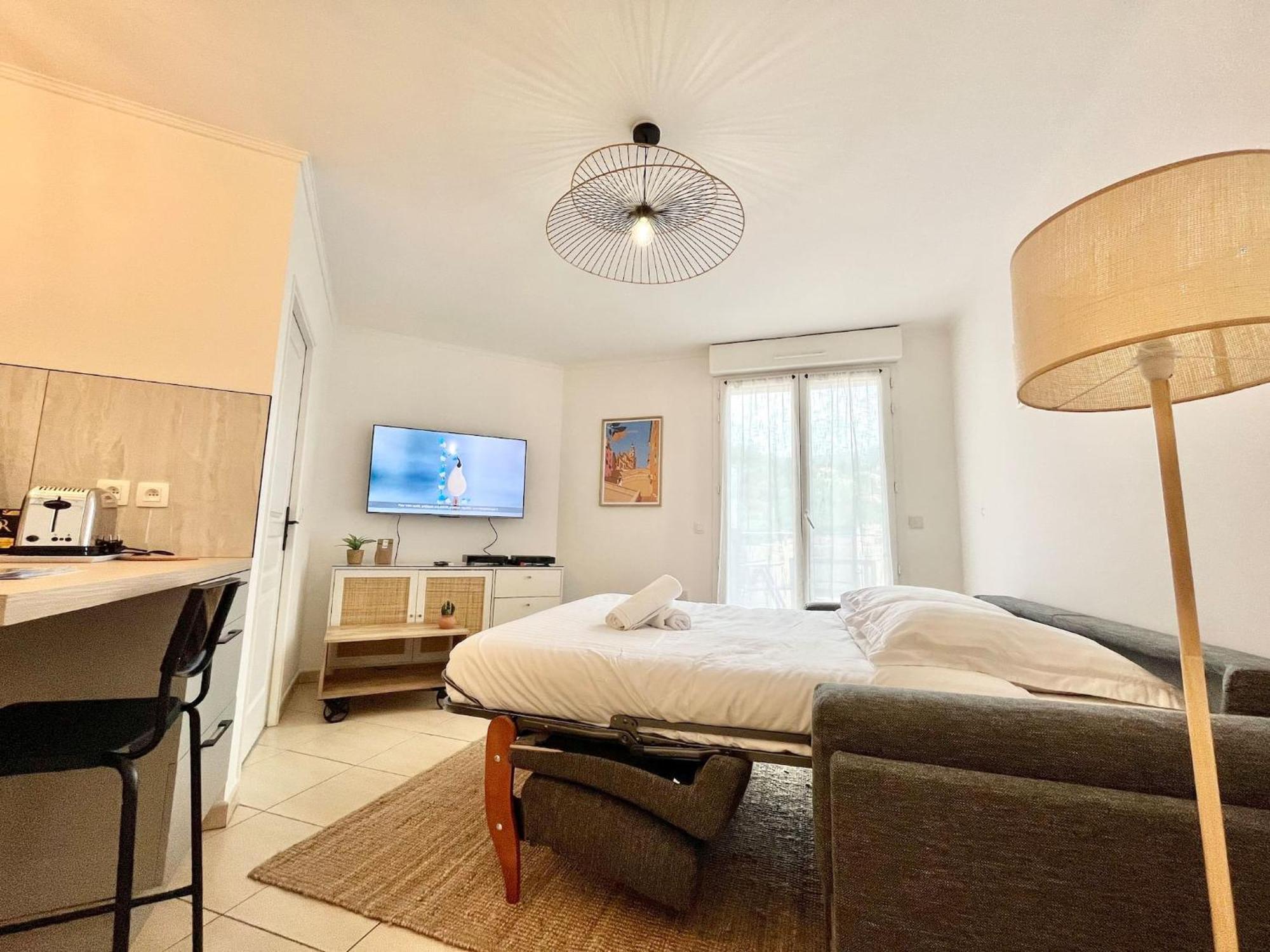 'La Villa Melanie' Neuf, Equipe, Terrasse, Centre Menton Eksteriør billede
