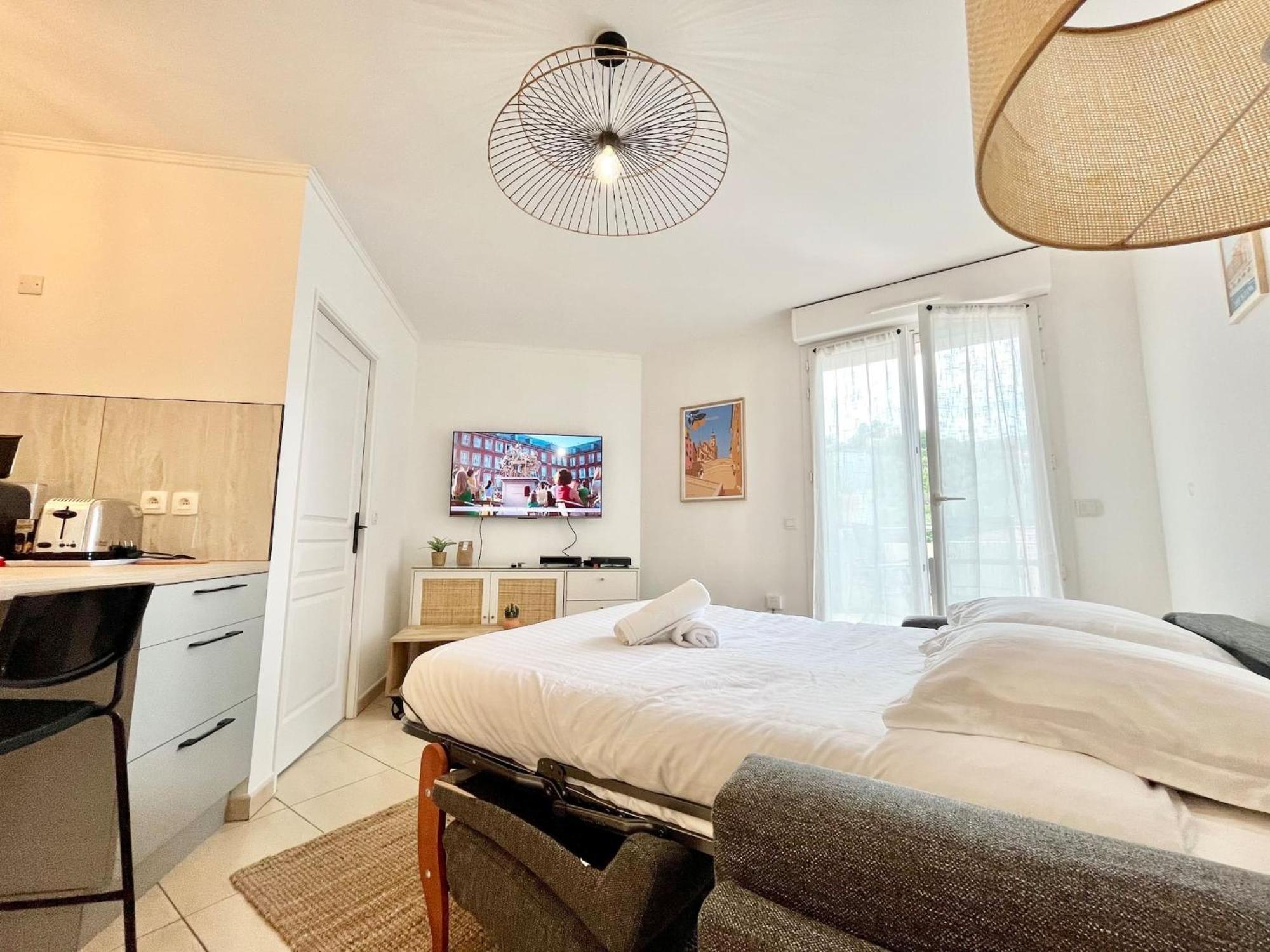 'La Villa Melanie' Neuf, Equipe, Terrasse, Centre Menton Eksteriør billede
