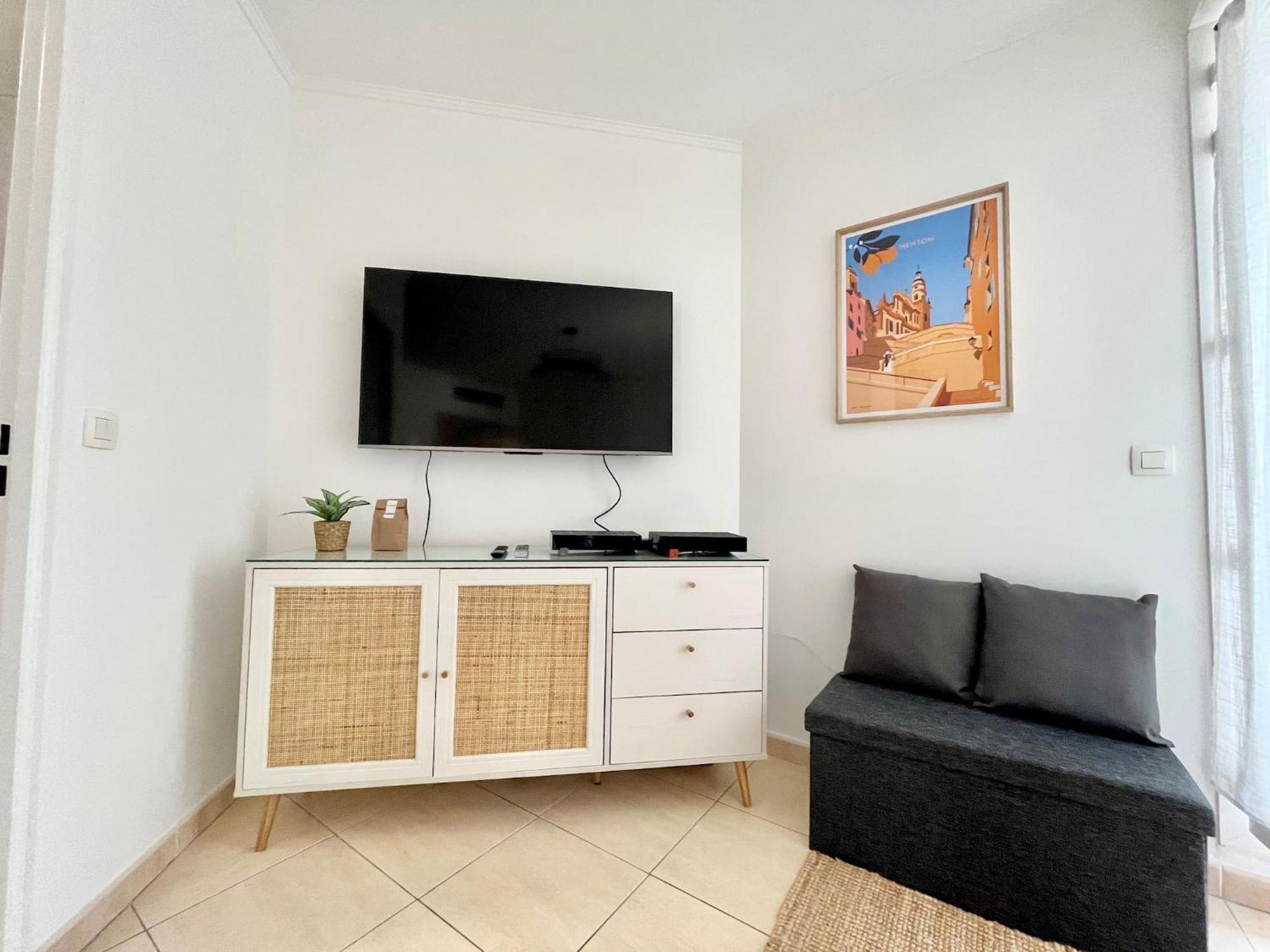 'La Villa Melanie' Neuf, Equipe, Terrasse, Centre Menton Eksteriør billede