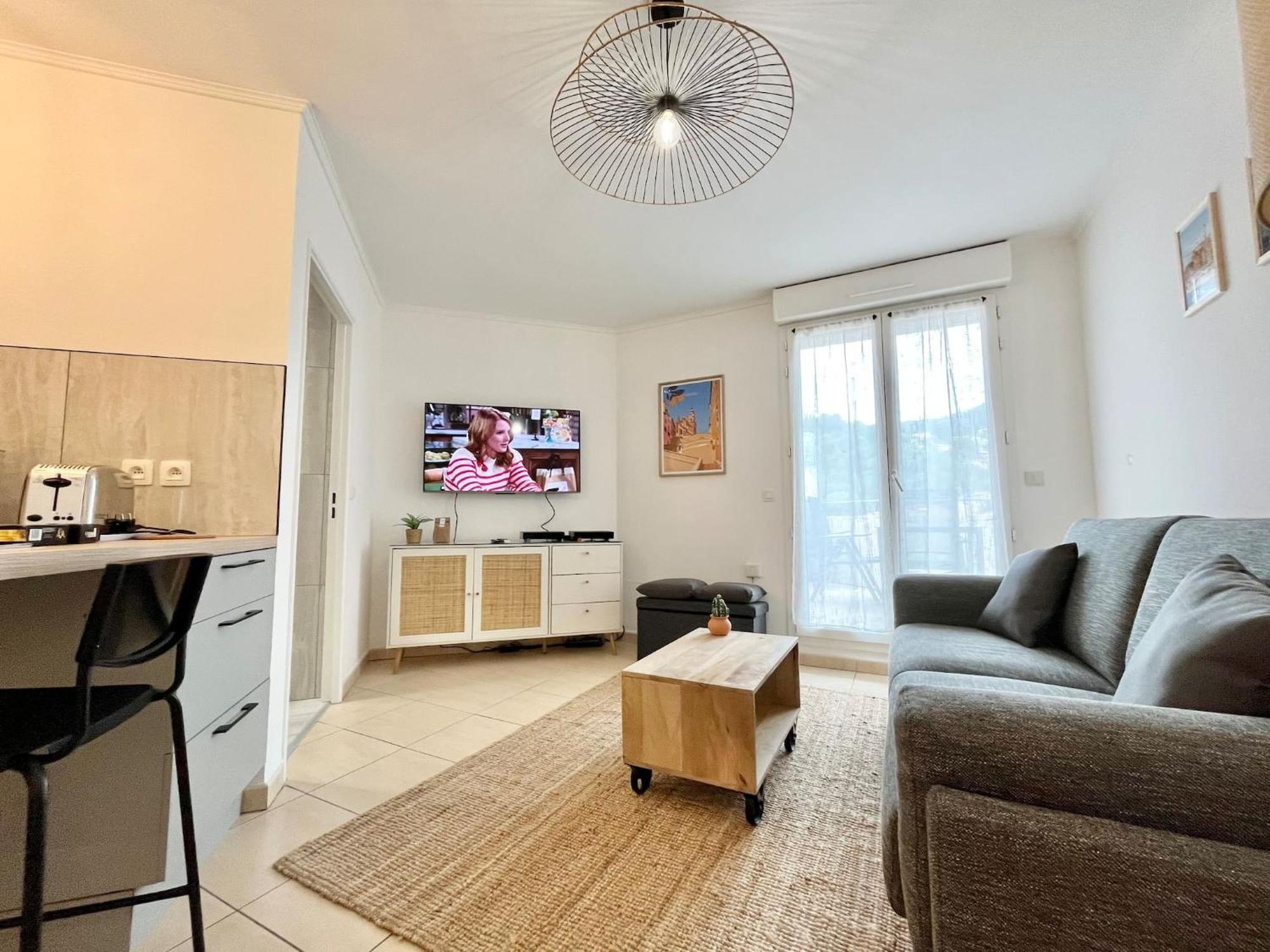 'La Villa Melanie' Neuf, Equipe, Terrasse, Centre Menton Eksteriør billede